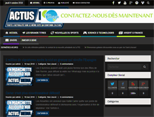 Tablet Screenshot of actusmedia.ca